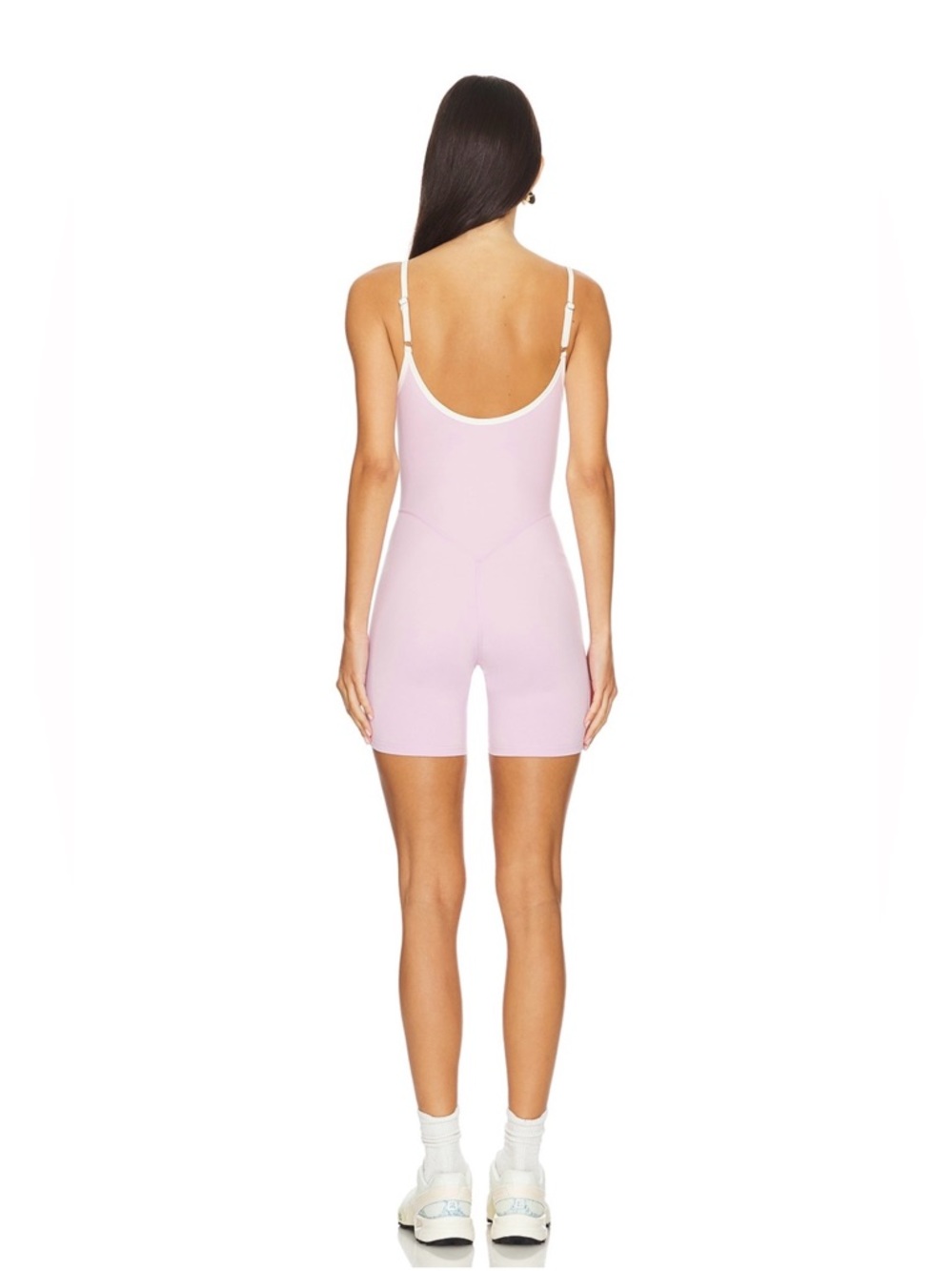 437 THE SHORTS ONESIE IN PARFAIT & CRÈME SIZE LARGE - Picture 3 of 7